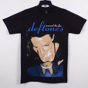 New "Deftones Around The Fur" Unisex Silkscreen T-Shirt – Small–3XL